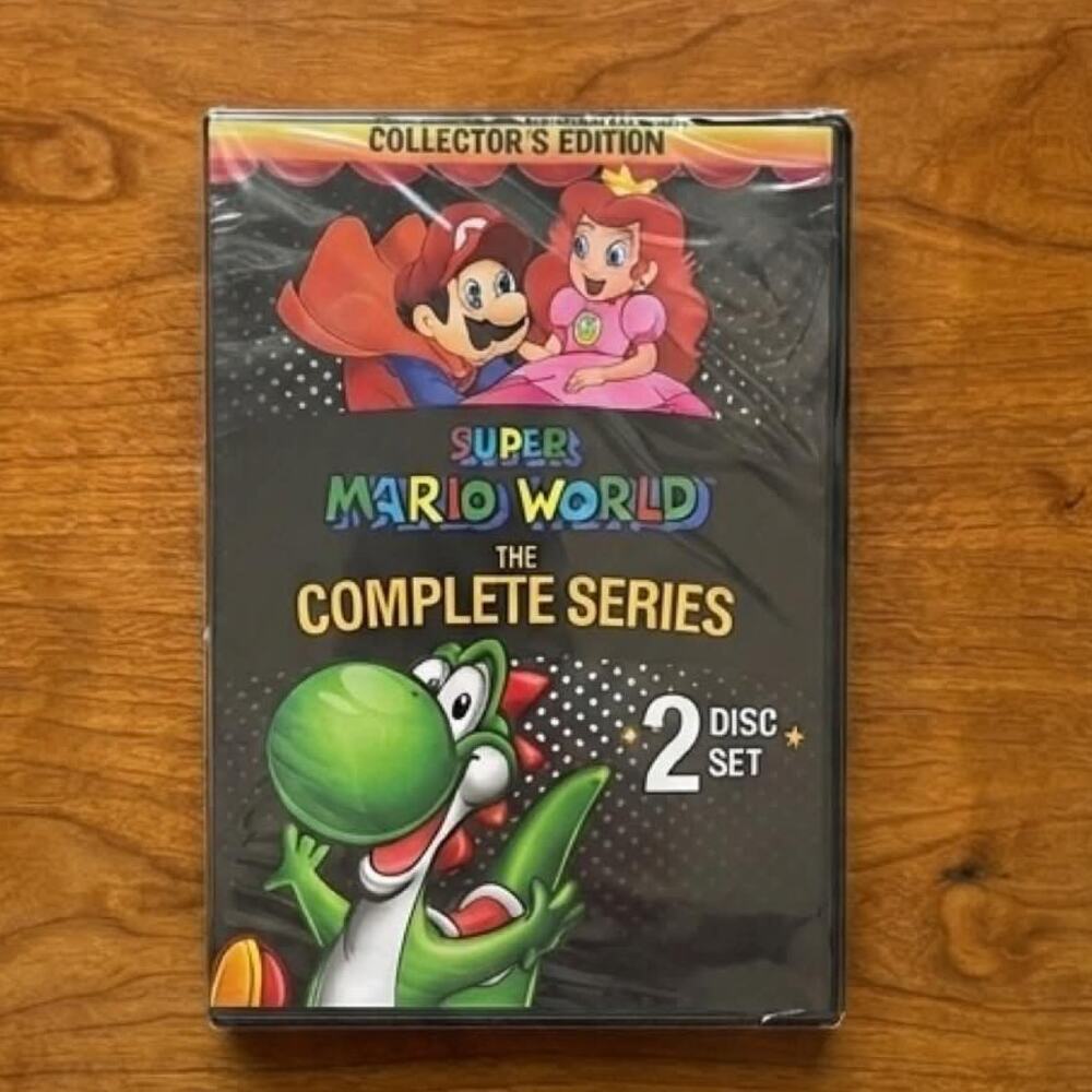 New DVD Super Mario World: The Complete Series Collector's Edition 2 Disc Set